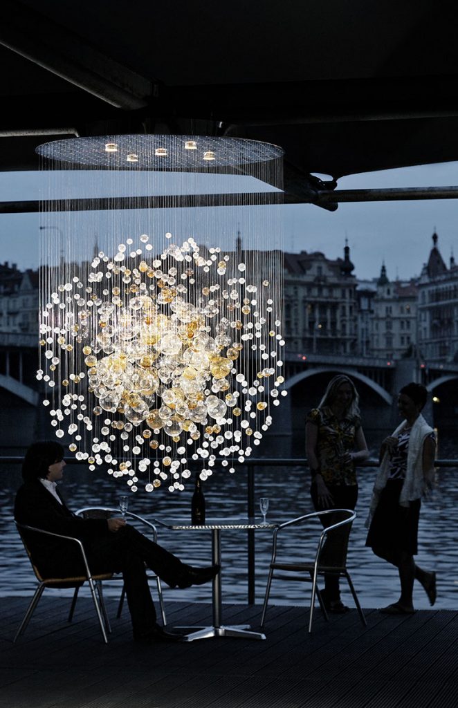 LaSViT is a Czech-based designer and manufacturer of bespoke lighting and glass installations and objects - Bubbles